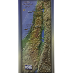 Carte 3D d'Israel